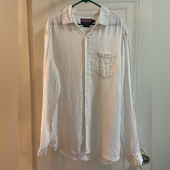 Vineyard Vines Other - Vineyard Vines White Linen button up shirt